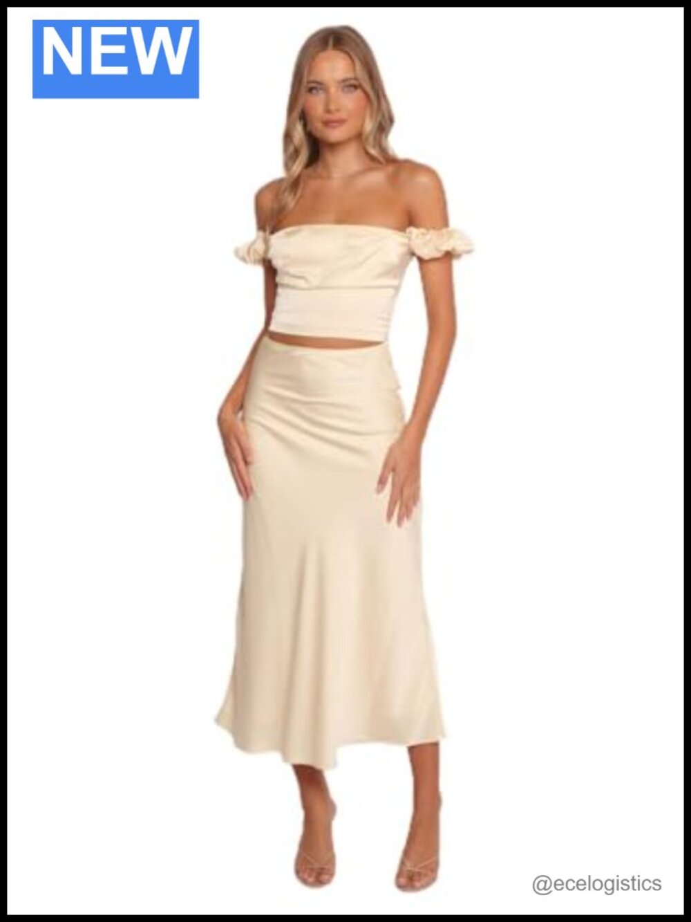 Petal & Pup Women's Two Piece Skirt Set Crop Top Sleeveless